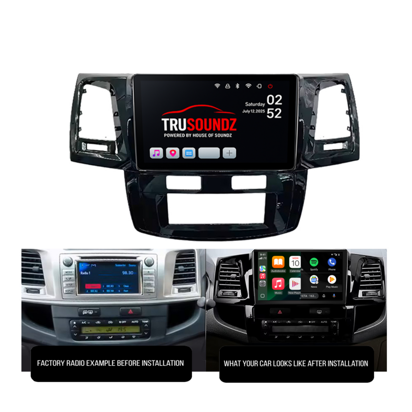 Toyota Hilux N70 2005-2014 Fitting Kit