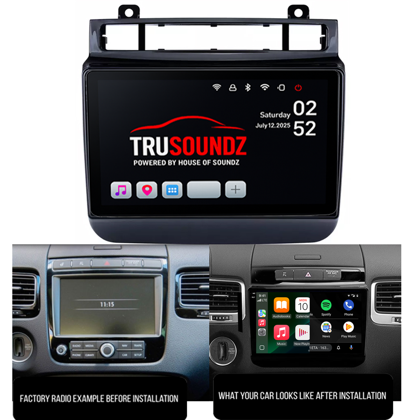 VW Touareg 2011-2017 Fitting Kit