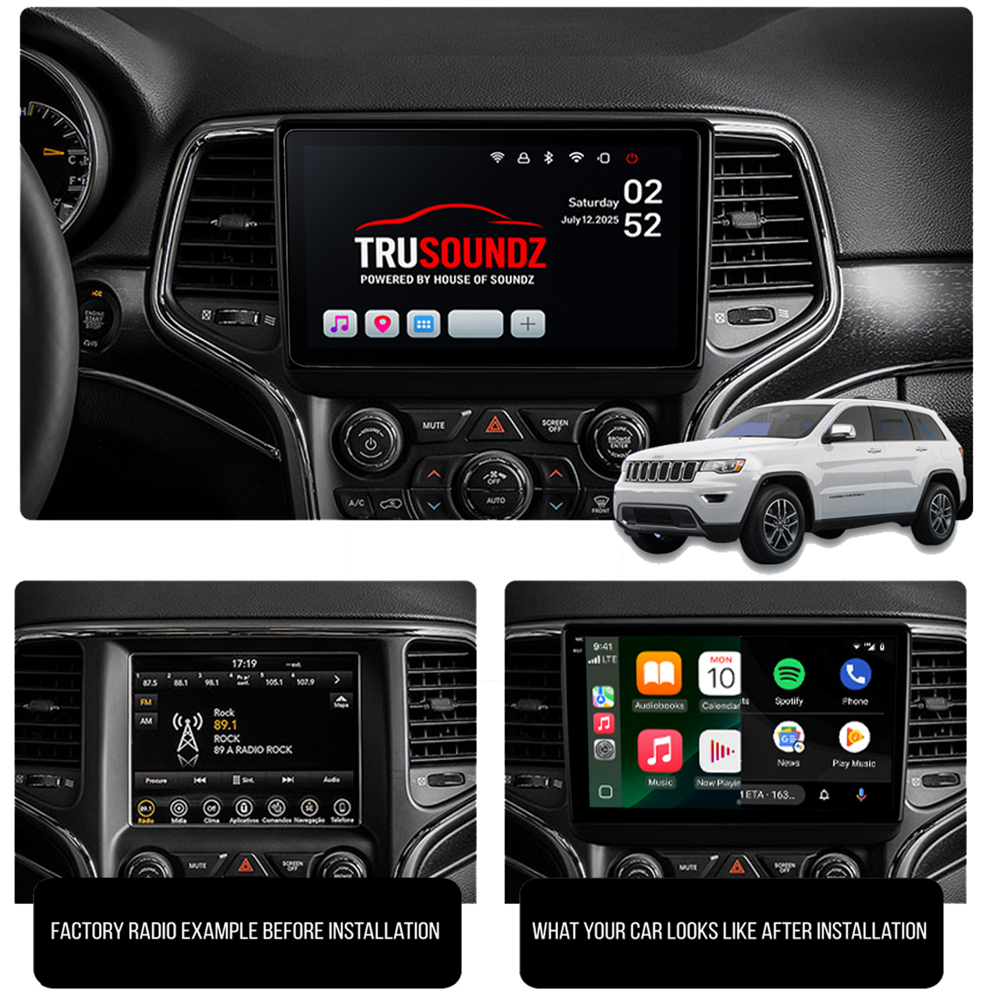 Jeep Grand Cherokee 2013-2020 Fitting Kit