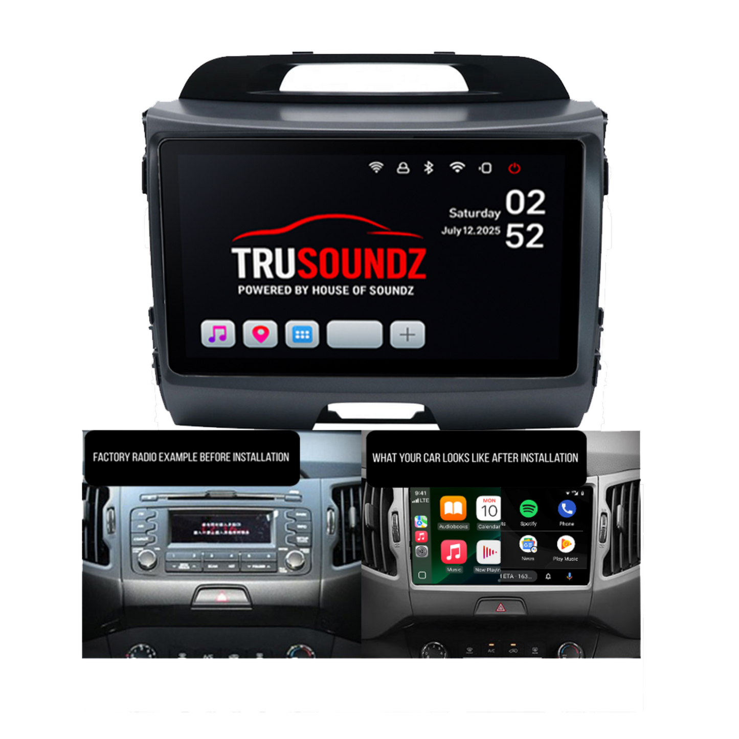 Kia Sportage 2010-2015 Fitting Kit