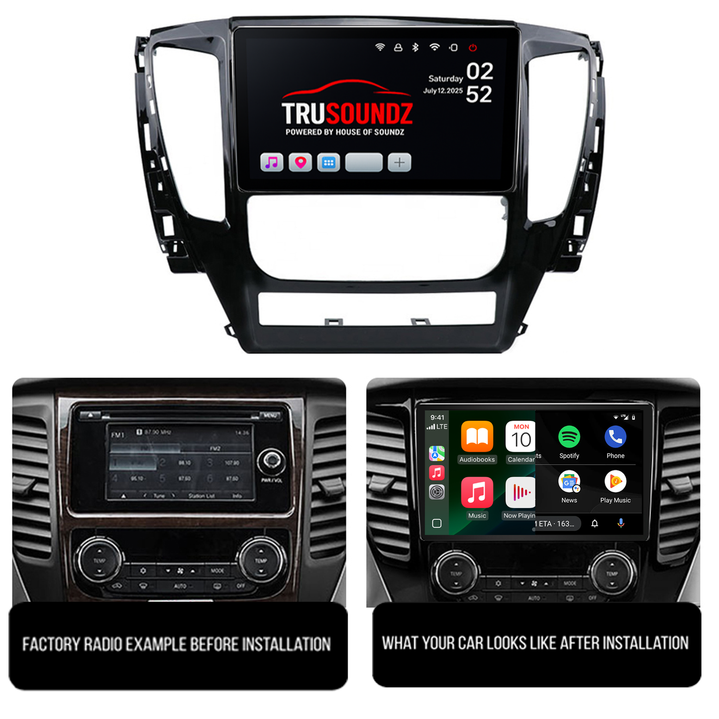 Mitsubishi Pajero Sport 2016-2018 Fitting Kit