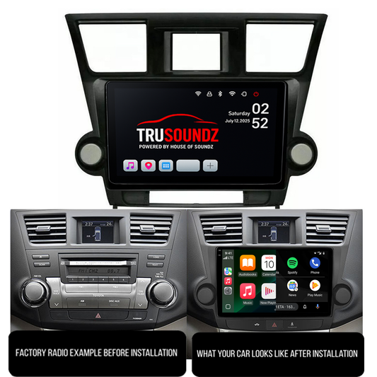 Toyota Kluger 2007-2013 Fitting Kit